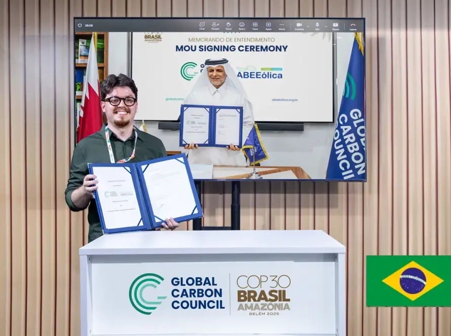 At COP30, Global Carbon Council Signs Strategic Agreement with ABEEólica to Accelerate Brazil’s High-Integrity Carbon Market Framework